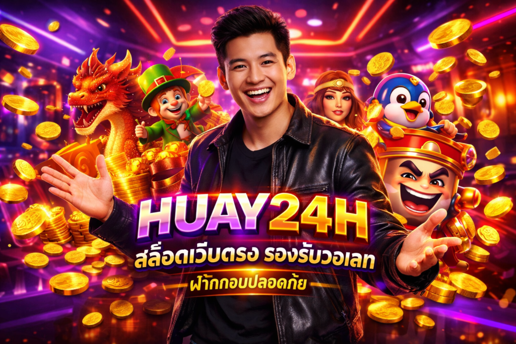 HUAY24H สล็อตเว็บตรง รองรับวอเลท ฝากถอนปลอดภัย